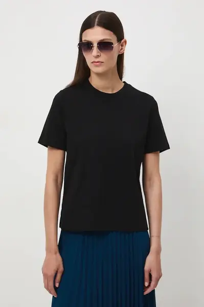 Bavlněné tričko Medicine dámské, černá barva