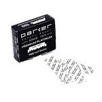 Polovičné žiletky na holenie Parker Premium Platinum razor blades 100pcs