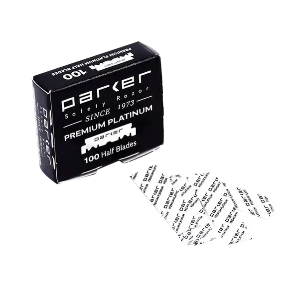 Polovičné žiletky na holenie Parker Premium Platinum razor blades 100pcs