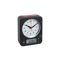 60.1511.01.05 TFA COMBO bezdrôtový budík s digitálnym nastavením, čierno-červený