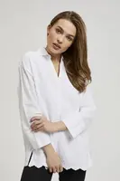 Marisse Women's Shirt L-Ko-4340 White