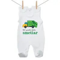 Boodyy Dupačky Keď vyrastiem budem smetiar 74 (6-9 mesiacov)