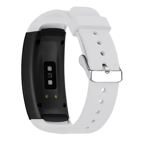 BStrap Silicone Land remienok na Samsung Gear Fit 2, white