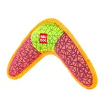 Pískacia hračka pre psa bumerang ružový