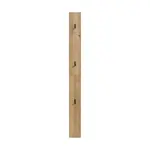 Livetastic ŠATNÍ PANEL, tmavý dub, 2/160/2 cm