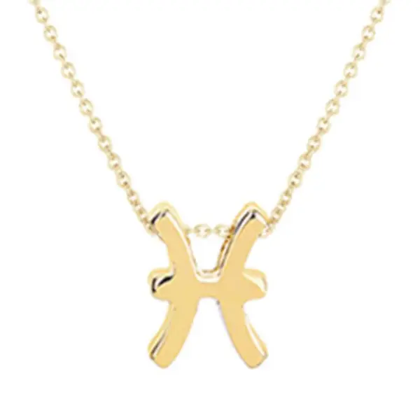 JVD Pozlacený náhrdelník s přívěskem Ryby SVLN0195XH2GORY