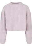 Women's wide oversize sweater soft lilac