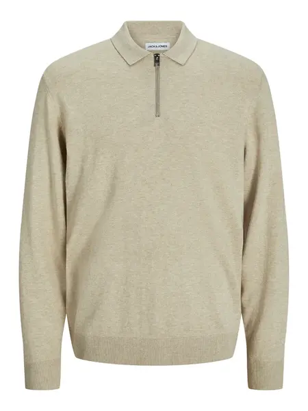 JACK & JONES Sveter 'JJEEmil'  tmavošedá