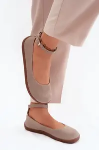 Semišové barefoot baleríny Zazoo