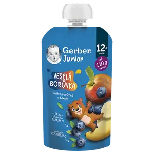 GERBER Junior kapsička veselá borůvka 110 g