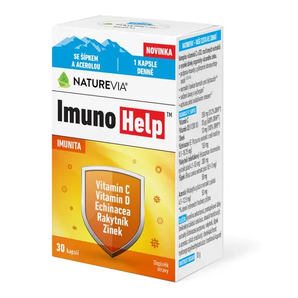 NatureVia ImunoHelp 30 kapslí