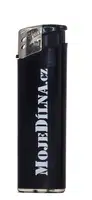 MDtools Zapalovač piezo, plnitelný, černý "MojeDílna.cz"