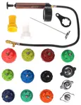 Sada pro testování chladícího systému MECHANIC COOLING TESTER, 0-2,5 bar, 18 ks - SIXTOL