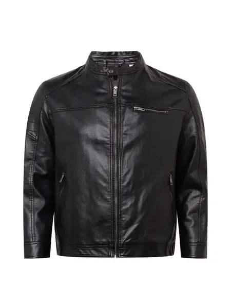 Jack & Jones Plus Prechodná bunda 'Rocky'  čierna