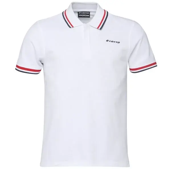 Lotto GLYNN POLO Pánske polo tričko, biela, veľkosť