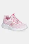 Dětské sneakers boty Skechers BOUNDER růžová barva, 303585L