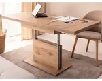 Rozkládací konferenční stolek s nastavením výšky Cortado 110-150 cm, dub artisan