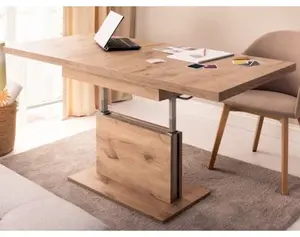 Rozkládací konferenční stolek s nastavením výšky Cortado 110-150 cm, dub artisan
