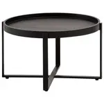 MID.YOU KONFERENČNÍ STOLEK, černá, dřevo, 60/60/35 cm