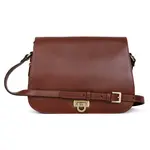 Dámska kožená kabelka Hexagona Alessia - hnedá