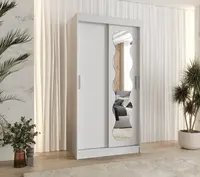 Šatní skříň Abi Spoti Rozměry: 200 cm, Barva korpusu + barva dveří: Bílá + Bílá