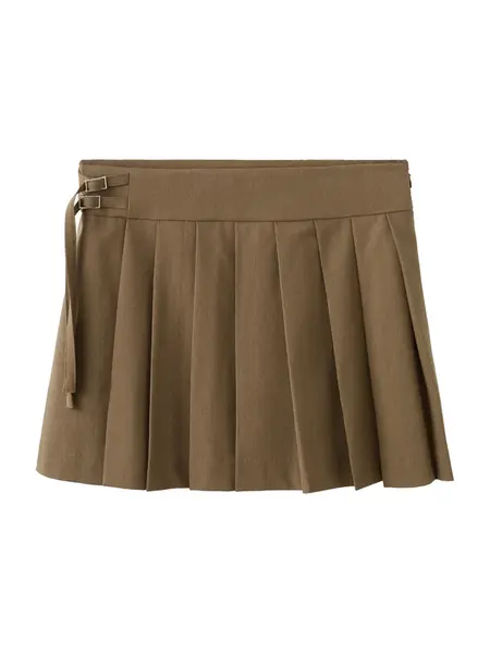 MANGO Sukňa 'BRITTANY'  hnedá