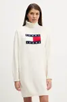 Tommy Jeans Šaty s prímesou vlny Tommy Jeans
