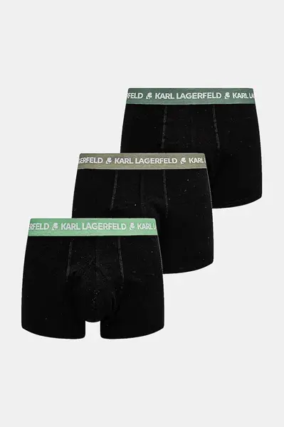 Karl Lagerfeld boxerky pánské bavlněné s elastanem 3-pack