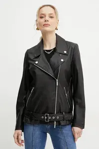 Armani Exchange Kožený křivák Armani Exchange