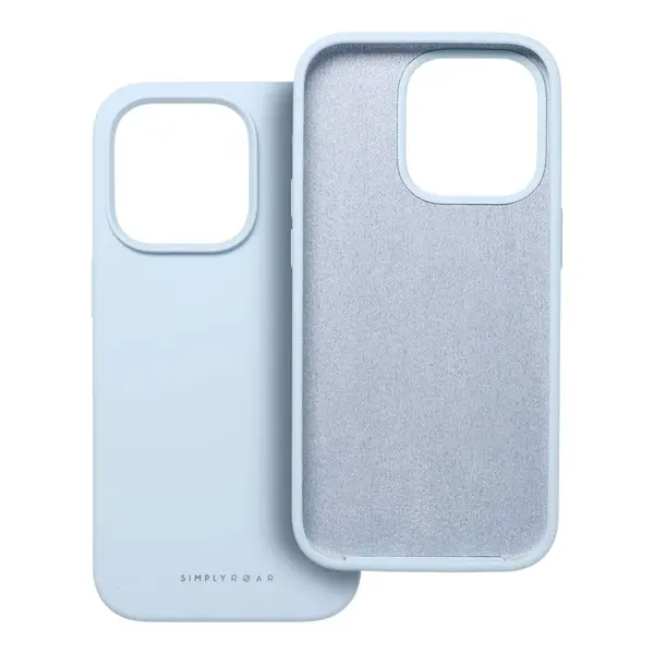 Zadní silikonový kryt ROAR CLOUD SKIN pro IPHONE 16 Light Blue