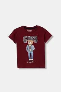 Dětské bavlněné tričko Guess
