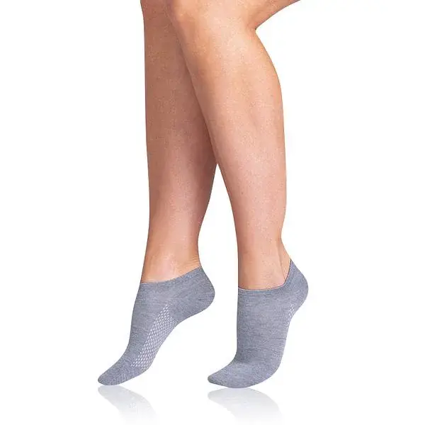 Bellinda 
BAMBUS AIR LADIES IN-SHOE SOCKS - Krátke dámske bambusové ponožky - sivá