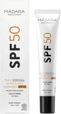 MÁDARA Krém na opalování na obličej Plant Stem Cell Ultra-Shield Sunscreen SPF 50 40 ml