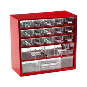 TOKOZ - Zásuvkový organizér 06 / 15S, 2M, 1L - RAL 3002 - Červená (6760)