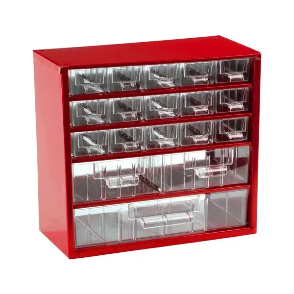 TOKOZ - Zásuvkový organizér 06 / 15S, 2M, 1L - RAL 3002 - Červená (6760)