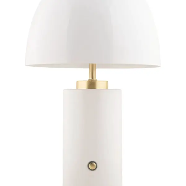 Bezdrátová stolní LED lampa Leitmotiv Freya bílá barva