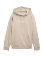 TOM TAILOR DENIM Mikina  tmavošedá / biela