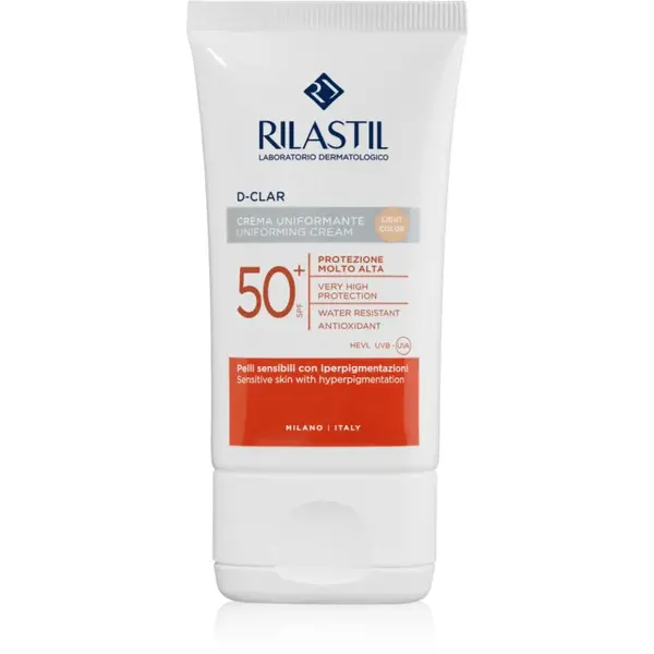 Rilastil D-Clar ochranný tónovací krém proti pigmentovým skvrnám SPF 50+ odstín Light 40 ml