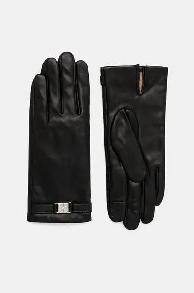 Kožené rukavice Calvin Klein