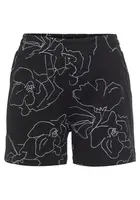 LASCANA Pyžamové nohavice  sivá / čierna