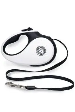 Vodítko samonavíjecí 50kg/5m černobílá Kiwi