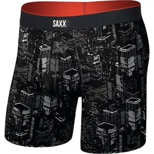 SAXX MULTI-SPORT MESH BOXER BRIEF FLY Pánské sportovní boxerky, černá, velikost