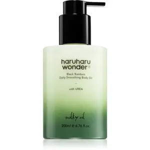 Haruharu Wonder Black Bamboo Daily Smoothing Body Oil sametový tělový olej s vyživujícím účinkem 200 ml