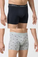 Pánské boxerky ADRIAN z elastické bavlny, 2 ks XL V dárkovém boxu 2 ks