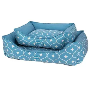 Scruffs Casablanca Box Bed - modrý XL - 90 x 70 cm
