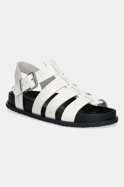 Kožené sandály Tommy Jeans TJW FISHERMAN PATENT SANDAL