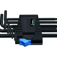 Wera 024244 Sada klíčů 967 L/9 TORX® HF, BlackLaser® s přidržovací funkcí.