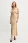 Šaty Answear.LAB béžová barva, maxi