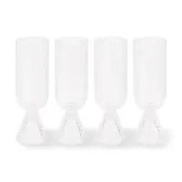 Sada sklenic na šampaňské Pols Potten Rooftop 220 ml 4-pack průhledná barva
