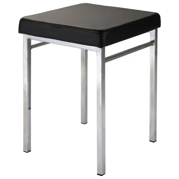 STOLIČKA DO SPRCHY černá, barvy chromu